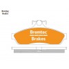 BREMTEC FRONT BRAKE PADS SUIT HOLDEN COMMODORE VL, VN, VP, VR & VS BT879/DB1085